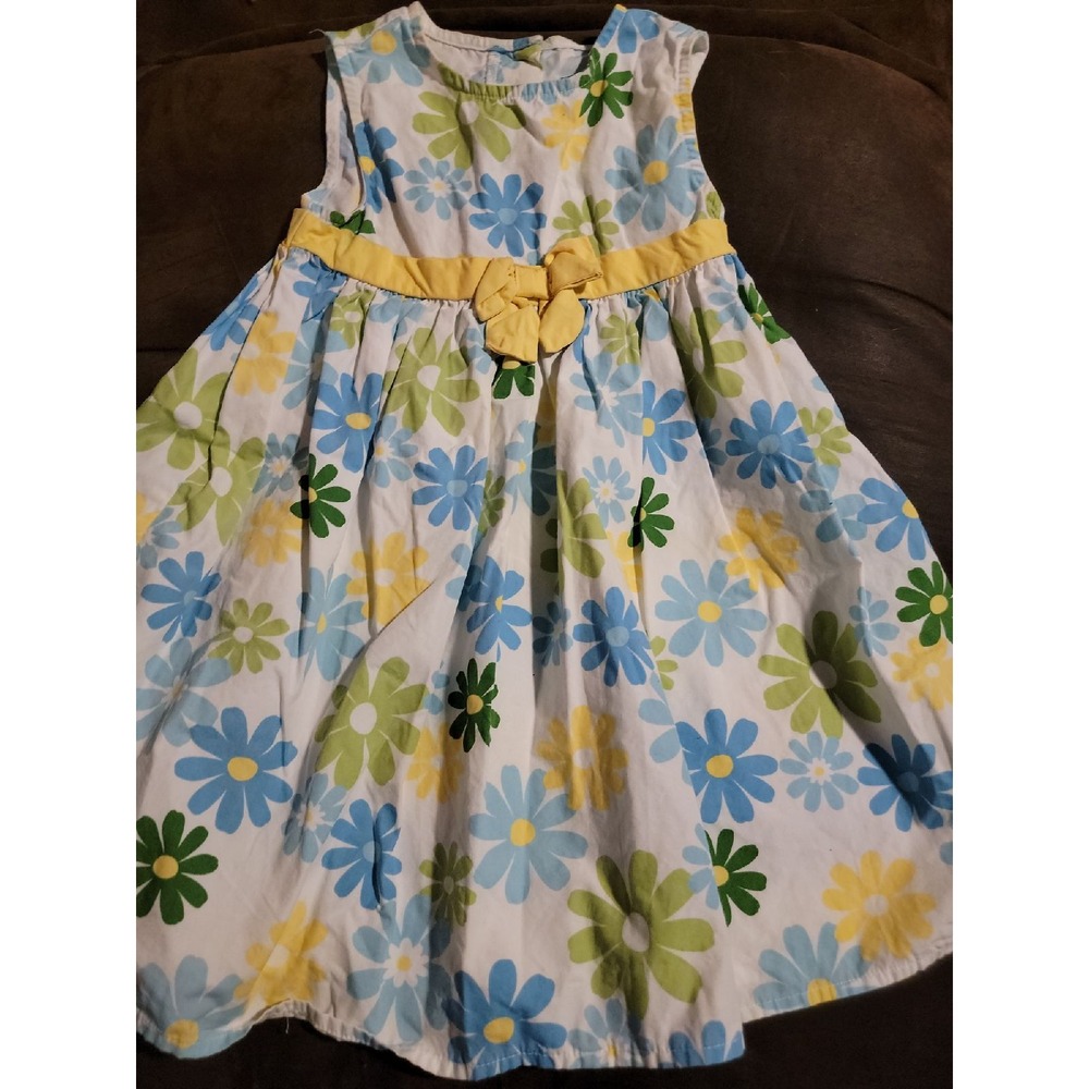 Crazy 8 garden cutie‎ spring Easter daisy dress size 3 years 3t